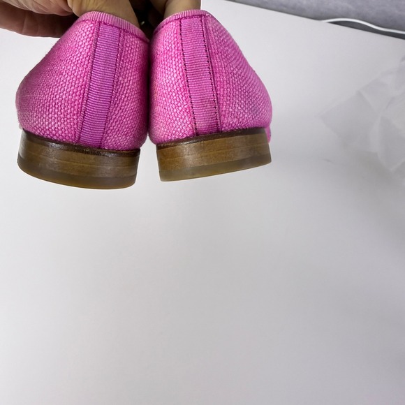 Stubbs & Wootton Womens Pink Embroidered Peacock Leather Loafers Flats Shoes 5.5 - Picture 7 of 11